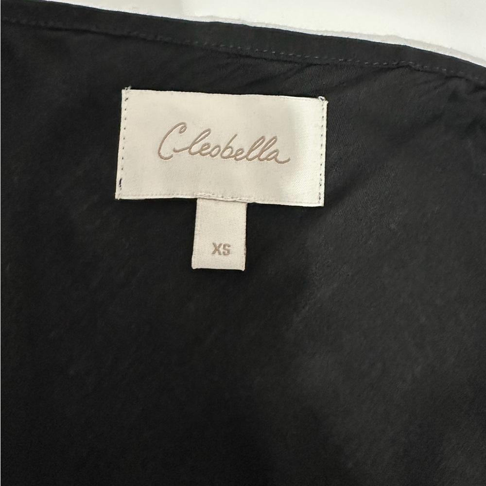 Cleobella Black Strappy Mini Slip Dress Size XS Vampy Minimalist Neutal - Picture 8 of 8